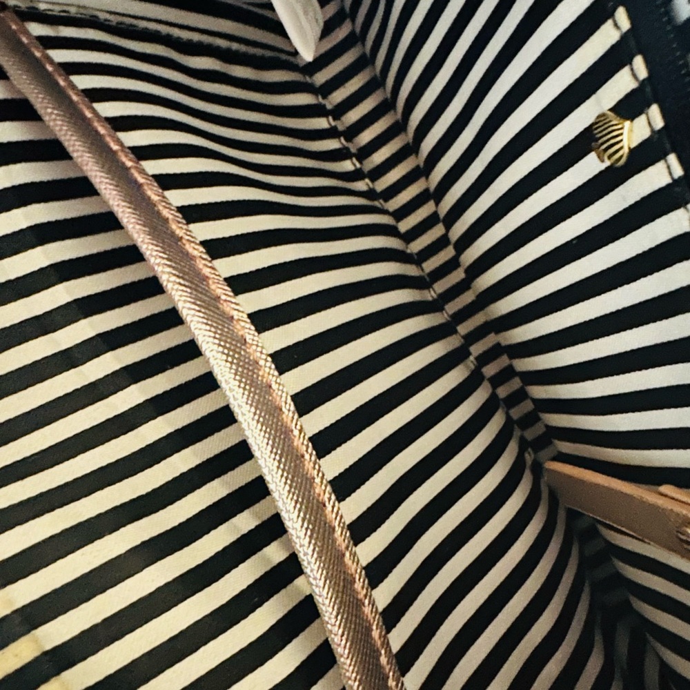 Kate Spade Greta Court Ramey Crossbody Cityscape (992) Saffiano PVC Gold Glitter - Picture 5 of 15